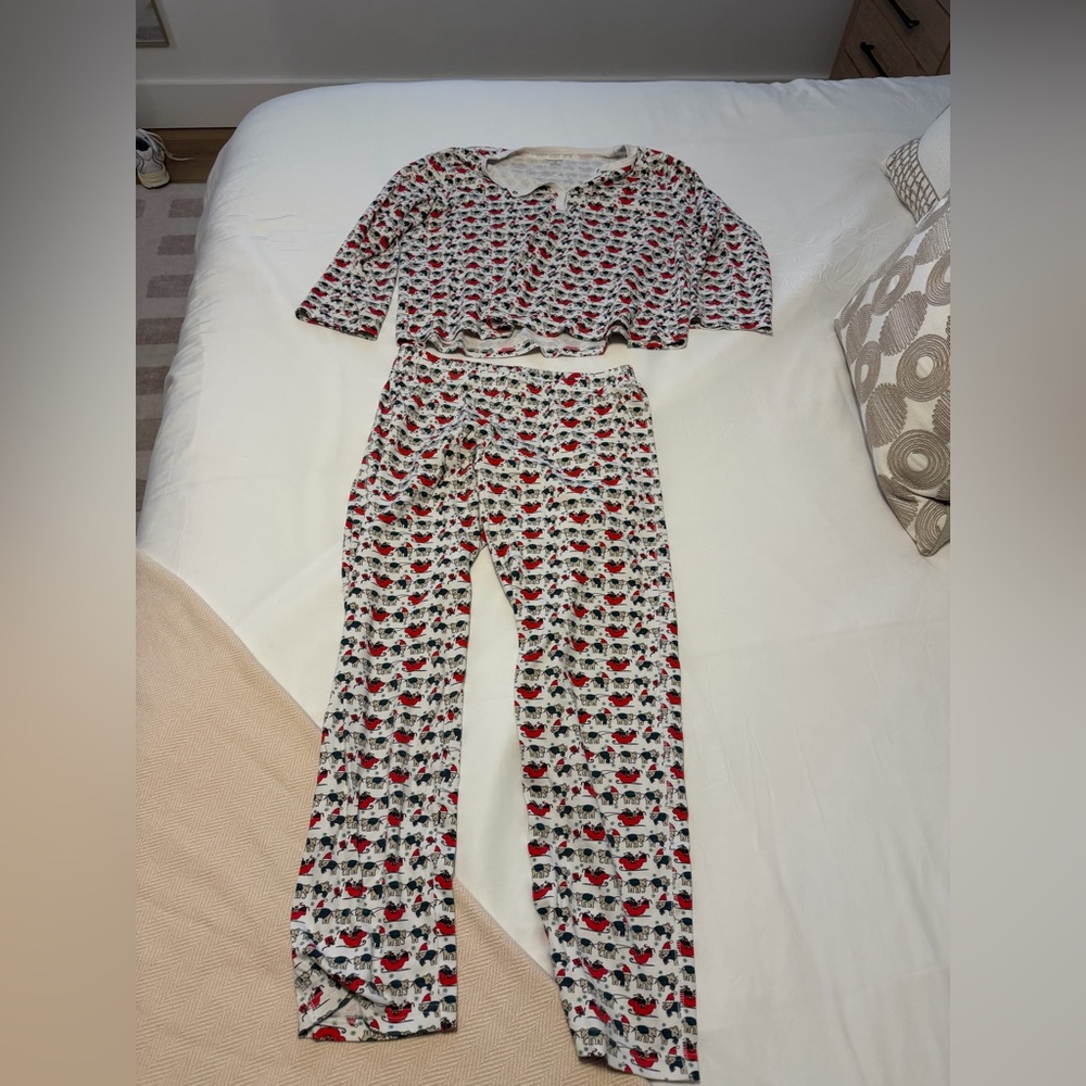 Roller Rabbit Christmas pjs size medium